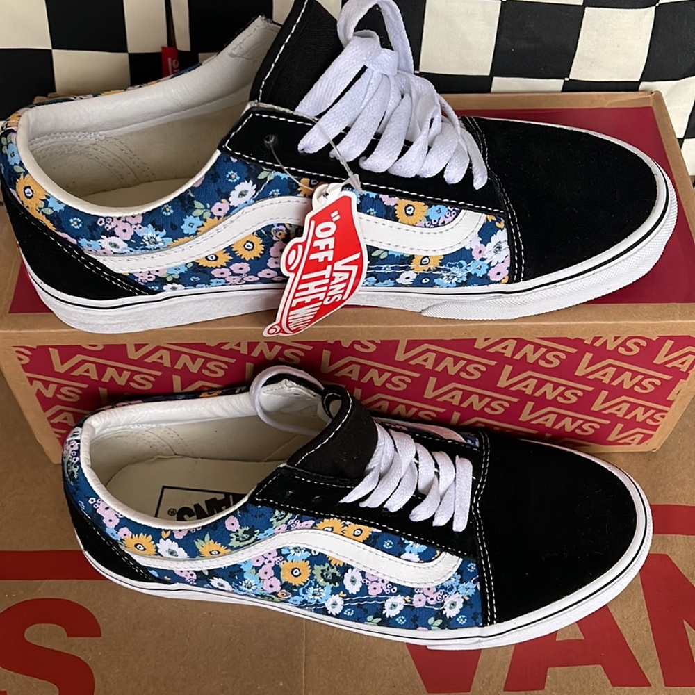 Vans Old Skool Floral Black/Multi Men’s sneakers - Picture 4 of 16